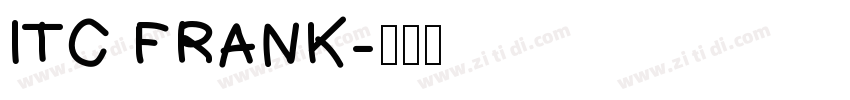 ITC FRANK字体转换